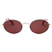 Polaroid Core PLD 6228/S/X 0LTAKL 53mm Oval Sunglasses Women's Lilac Gold Copper