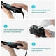 thumbnail image 4 of Steam Hair Straightener Professional Flat Iron Straightening Brush Electric Hair Heating Brush Ceramic Hair Iron Straightener, 4 of 4