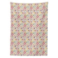 thumbnail image 3 of Ambesonne Colorful Tablecloth Rectangular Table Cover, Summer Nature Doodle, 60"x84", Multicolor, 3 of 4
