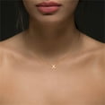thumbnail image 3 of Delicado collar de oro para las mujeres lindo nombre de la letra gargantilla collares para niñas joyas, 3 of 3
