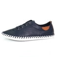 thumbnail image 2 of Lunar Womens St Ives Leather Sneakers, 2 of 5