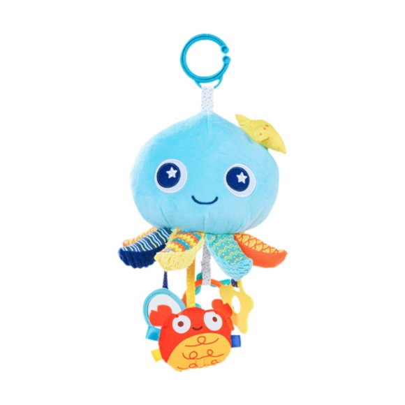 Manta para dormir tranquila,Manta de seguridad para bebé Juguete musical para recién nacidos,Manta de seguridad suave Manta de peluche Juguete,Toalla tranquilizadora para Pulpo de