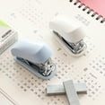 thumbnail image 4 of Pink mini stapler with staple remover and 640 staples, cute stapler gift, 4 of 5
