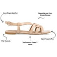 thumbnail image 3 of Journee Collection Womens Alorra Tru Comfort Foam Buckle Flat Sandals, 3 of 6