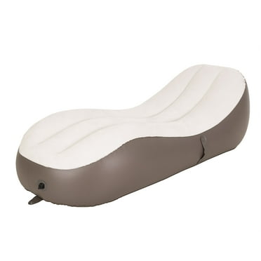 Honeydrill Inflatable Sofa Air Lounger, Blow Up Couch Wave for Camping