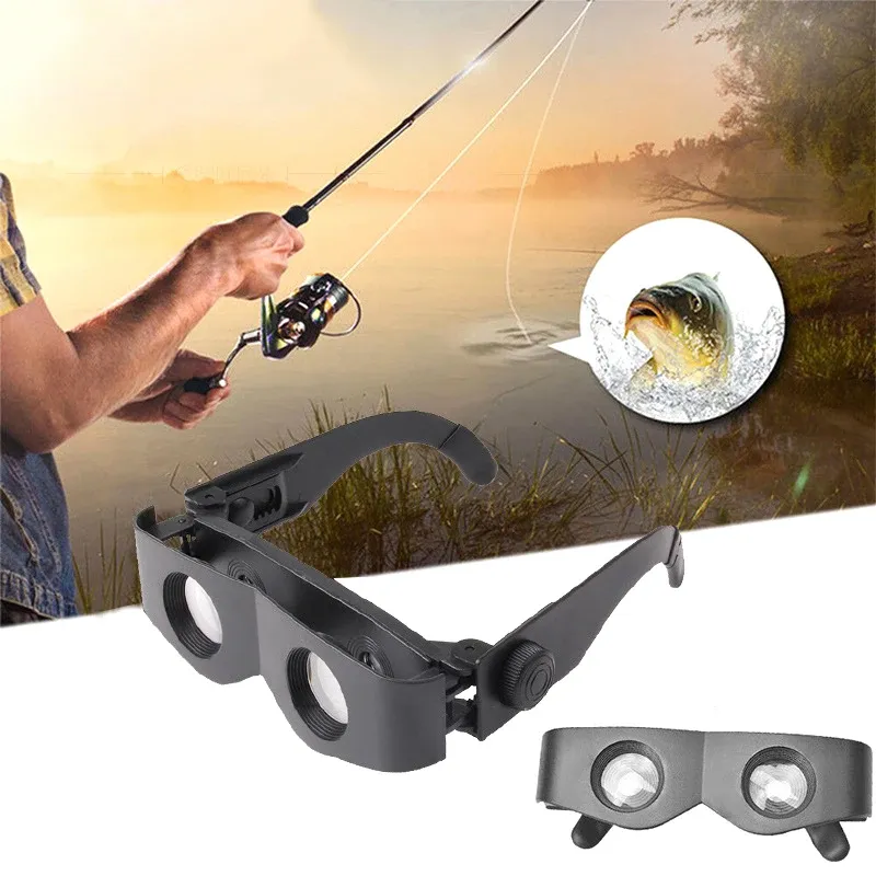 Glasses Fishing Focus Adjustable Professional Binoculars Telescope Magnifier Glasses Hands-Free Wearable For Theater TV Sight