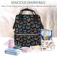 thumbnail image 5 of Disketp Multicolored Butterflies Mochila de Pañales de Gran Capacidad con Múltiples Bolsillos, Mochila de Viaje Multifuncional para Bebé, Unisex, Moderna y Resistente, 5 of 6