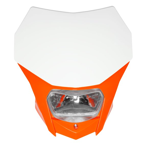 Headlight Bagus HL020-292 PP/PP shell with LED-Ready mounting Designed for visibility and front protection Orange/White Universal fit - Circuit Equipment