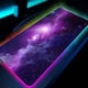 thumbnail image 2 of Alfombrilla de ratón RGB LED Lllumination para oficina, alfombrilla de ratón grande para Gamer Space Universe Gaming, teclado, ordenador, Anime, alfombrilla de escritorio para CSGO LIUWENJING unisex, 2 of 2