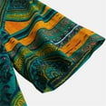 thumbnail image 2 of Floenr Mens T Shirts,Mens Fashion Ethnic Short Sleeve Casual Printing Hawaiian Shirt Blouse T-shirt, 2 of 7