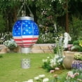 thumbnail image 6 of Nilvkv Solar-Powered Glass Birds Feeder with Colorful Polka Dots Large-Bellied Hanging Feeder with Night Light for Outdoor Garden, 6 of 6