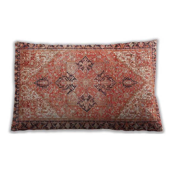 Ahgly Company Outdoor Rectangular Traditional Lumbar Throw Pillow, 13 inch by 19 inch