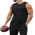 thumbnail image 3 of EIMELI Men Sports Tank Top Sleeveless Round Neck Solid Color Tops Running Fitness Tops for Men, 3 of 5