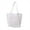 White, variant on XMMSWDLA Extra Large Beach Bag, Mesh Tote with Zipper and Pockets Ideal for Your Family Beach Trip Single Shoulder Carrying Bag For Girls, Hand Washing, Swimming Clothes, Mesh Beach Bag