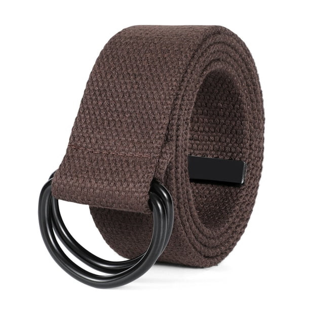 WHIPPY Nylon Belt for Men Women, Canvas  Belt with Double D Ring