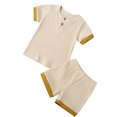 thumbnail image 1 of Sonducket 2 uds. Conjunto de pantalones cortos para niños, traje de tiras de manga corta, ropa de pantalones cortos para bebés, A, 18-24M conjuntos de ropa tres 4-5 Jahre Sonducket AP002539-14, 1 of 6