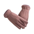thumbnail image 2 of Fiudx Guantes de Invierno Resistentes Al Viento, Cálidos y Resistentes Al Viento, de Poliéster Suave, Cómodos Guantes de Esquí y Conducción, Equipo Deportivo para Exteriores, Imprescindibles para Muj, 2 of 3