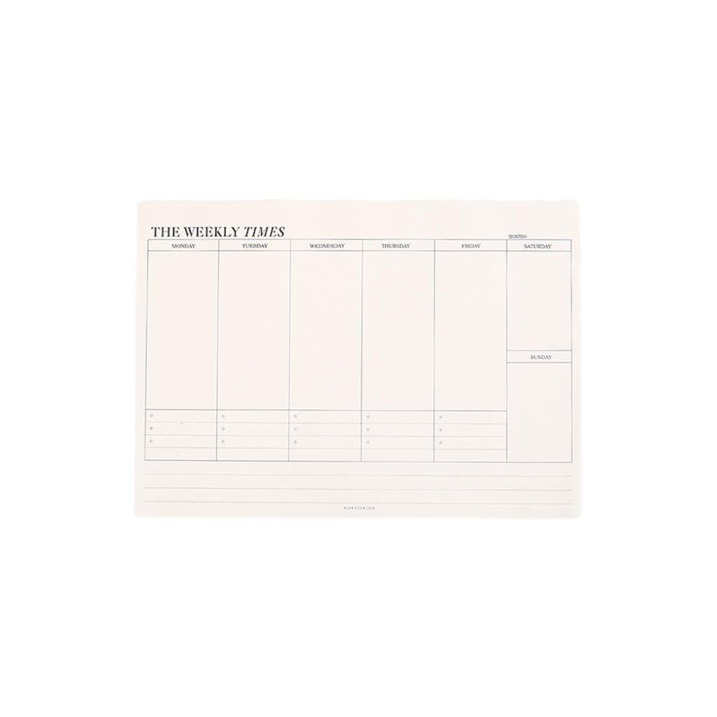 Monthly Calendar Pad Tear-Off Pad Collections Sheets Monthly Tasks ...
