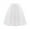 White, variant on XIAONU Womens Skirts Solid Color High Waisted Mesh Pleated Skirt Soft Drape Mid Length Skirt Size A Line Skirt