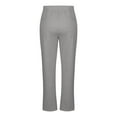 thumbnail image 6 of fatyb Women's Flare Leg Sweatpants Drawstring High Waisted Lounge Pants Wide Leg Casual Bell Bottoms, 6 of 7