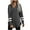 Gray, variant on Fesfesfes Women Hooded Fashion Loose Long Sleeve Casual Hooded Sweater Blouse Tops on