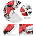 thumbnail image 2 of FMSHPON Snowflake Santa Xmas Tree Xmas Christmas Tree Skirt Stand Mat for Holiday Party Decoration Indoor Outdoor 48 inches, 2 of 6