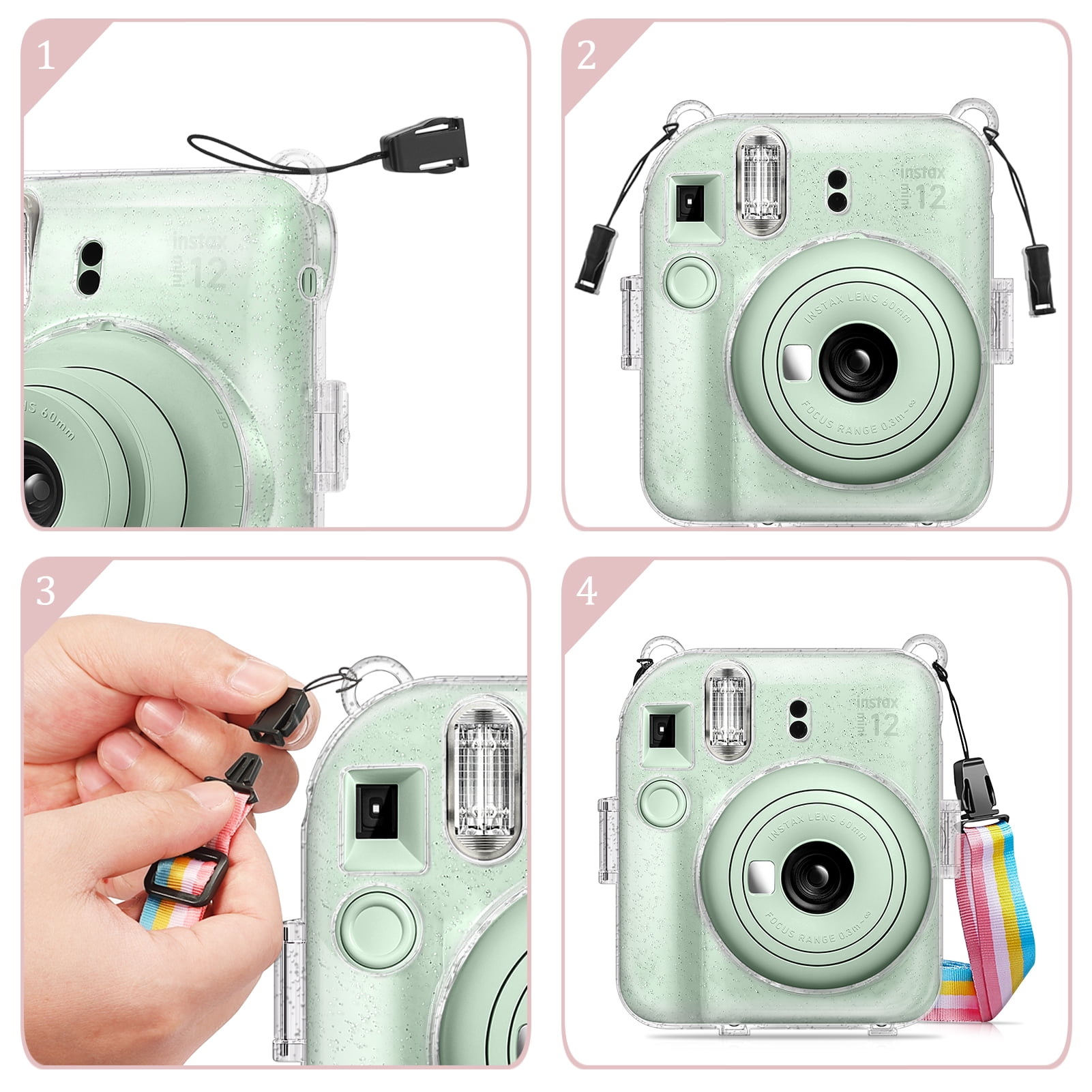 Fujifilm camera case mini 8 protective case for polaroid camera 5 colors sales