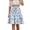 Blue, variant on Angala Floral Print A Line Skirt For Women Casual Loose Fit Summer Skirt With Flowy Design Suitable For Daily Wear And Parties Beautiful Casual Women's Skirt
