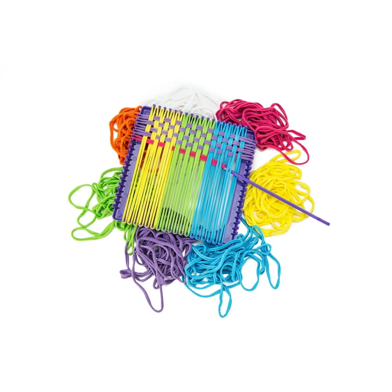 Made by Me Kids Multicolor Weaving Loom Activity Kit, 165 Craft