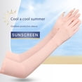 thumbnail image 2 of Cooling Arm Sleeves Tattoo Arm Cover with Half Finger UV Long Sun Gloves for Outdoor Sports Sun Protection for Men Women, 2 of 11