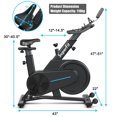 thumbnail image 2 of Costway Vélo d'Exercice Magnétique Vélo de Cyclisme Intérieur Stationnaire avec Siège et Poignée Réglables pour Maison Bureau Gym, 2 of 10