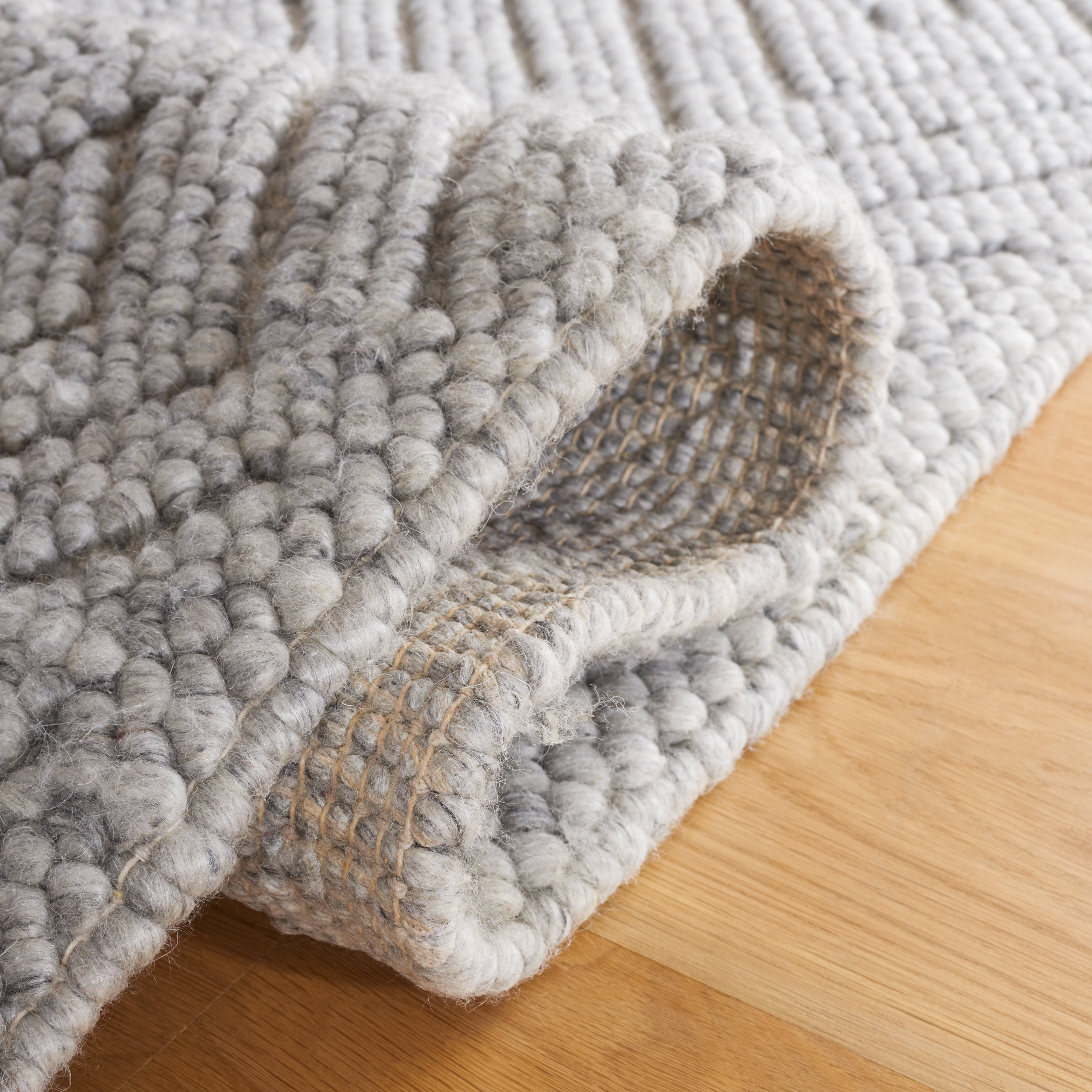 SAFAVIEH Natura Mitchell Diamond Area Rug, Grey, 4' x 6'