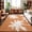 Orange, variant on Peach Pink Palm Trees Washable Area Rug 4 x 6 ft Summer Beach Tropical Farmhouse Soft Non Slip Rugs Stain Repellent Indoor Felt Carpet for Living Dining Room Bedroom Home Office
