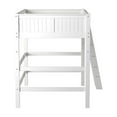 thumbnail image 4 of Camaflexi Full Size High Loft Bed - Panel Headboard - White Finish, 4 of 5