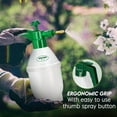 thumbnail image 4 of Garden Pump Sprayer, Handheld Bottle Mist Water Sprayer, Hand Pressure Home Cleaning Plant Lawn Sprayer w/Safety Valve & Adjustable Bronze Nozzle, 0.8 Liter/1 QT/.21 Gallon/27 Ounces, 4 of 10