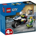 thumbnail image 3 of LEGO City Police Motorcycle Chase Building Toy for Kids - Pretend Play for Boys & Girls, Ages 4+ - Preschool Learning Toy W/Police & Crook Minifigures - Gifts for Birthdays - 60455, 3 of 9