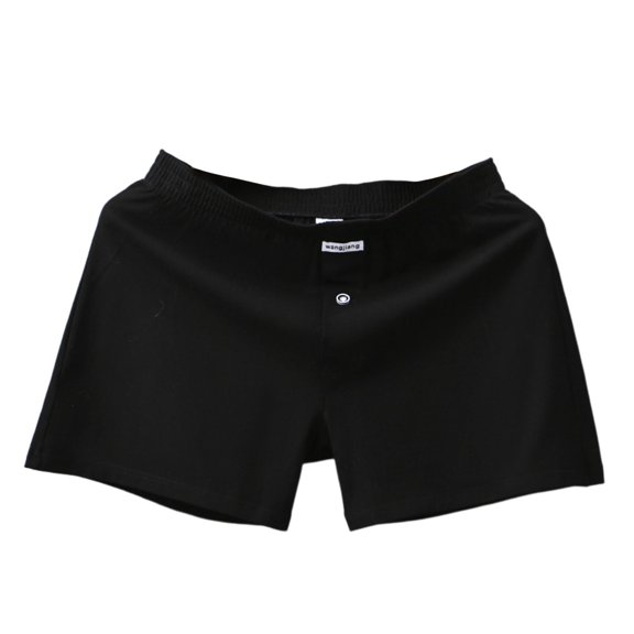 PEASKJP Underwears for Men Big and Tall Men's Iconic Fashion Cotton Stretch Boxer Briefs (Black,XXL)