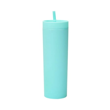 

Vntub Deals Clearance Under 5 Skinny Tumblers Frosted Colored Acrylic Tumblers With Straws And Lids 16 Double Wall Tumblers For Cold Drinks Reusable Cups Vinyl Gifts With Straw
