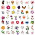 thumbnail image 4 of 100 Pegatinas Stickers Calcomanías Tema Flores, Mariposas, 4 of 5