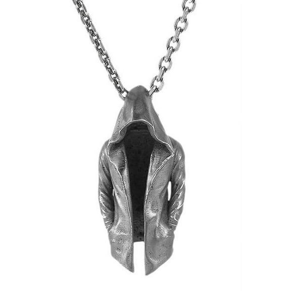 Halloween Silver Vintage Necklaces, Anniversary Gifts, Metal Decorations for Men and Women, Personalized Silver Jewelry