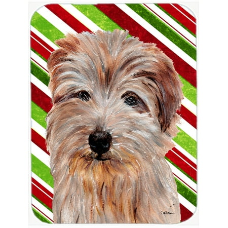 Norfolk Terrier Candy Cane Christmas Mouse Pad, Hot Pad or Trivet SC9808MP