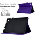 thumbnail image 2 of for Samsung Galaxy Tab A9+ 11.0" 2023 SM-X210 / SM-X215 / SM-X216B Folio Case, Premium PU Leather Auto Wake / Sleep Stand with Pen Slot and Card Slots Magnetic Lightweight Case Cover, Purple, 2 of 6