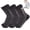 3 Pairs Black B, variant on 3 Pairs Open Toe Adjustable Ankle Brace Compression Sleeves with Arch Support for Women & Men , Relief for Swelling, Plantar Fasciitis, and Sprains – Step into Comfort and Stability
