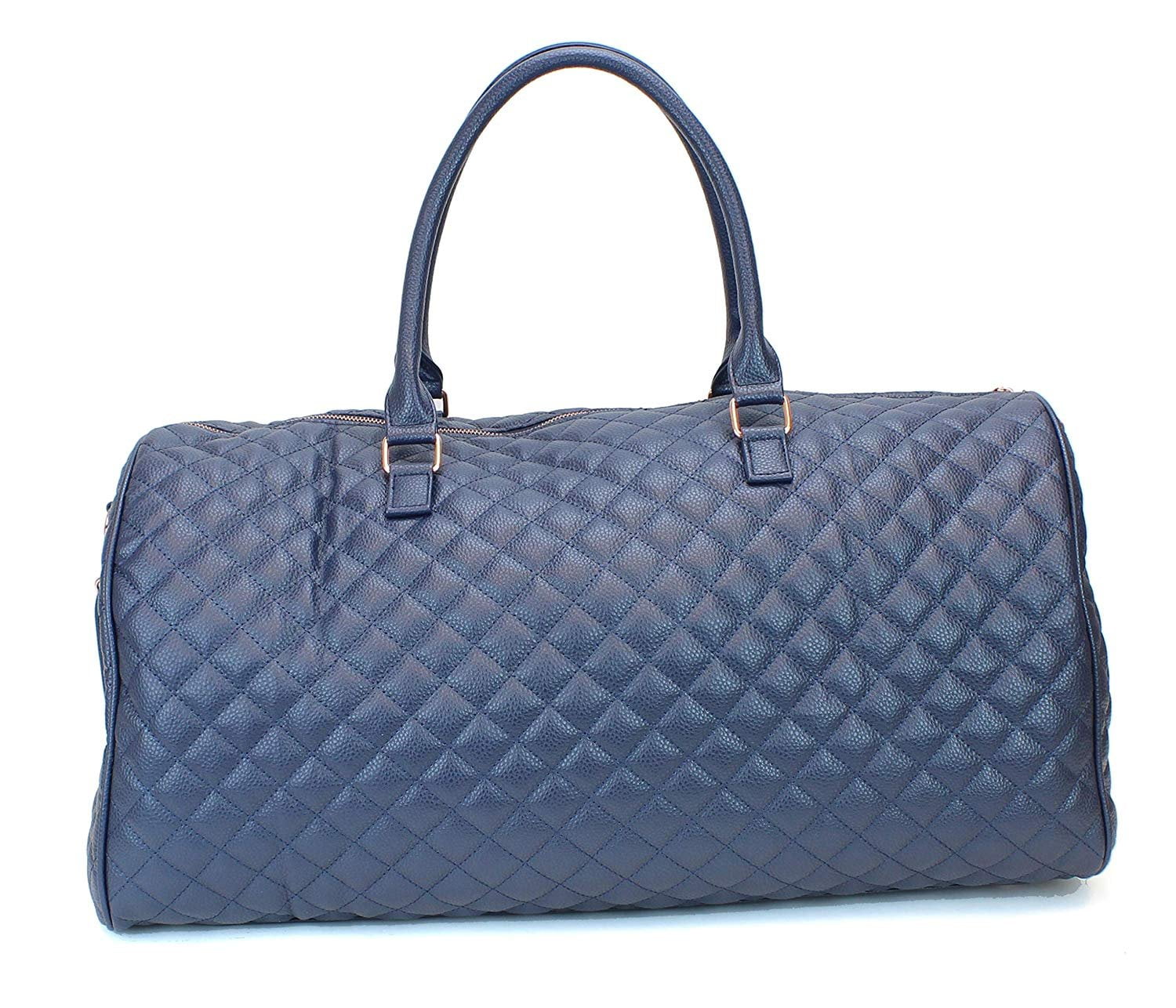 rose gold weekender bag