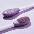 thumbnail image 4 of Paquete de 2 cepillos de limpieza facial de silicona de doble propósito, cepillo de limpieza de mascarilla facial de silicona para todo tipo de piel ER, 4 of 5