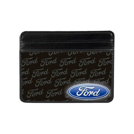 Weekend Wallet - Ford Automobile Company Name Back Blue Logo Weekend Wallet
