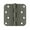Silver, variant on S44R5BB4 4" x 4" x 5/8" Radius Hinge; Ball Bearings; Satin Brass Finish
