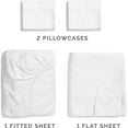 thumbnail image 5 of Bamboo Bed Sheets - Cal-King Size Sheets - 4 Piece Set - 100% Bamboo Organic Sheets 16" Deep Pockets - Eco Friendly & Cooling Breathable Sheets and Pillowcases - Taupe Solid., 5 of 6