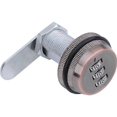 thumbnail image 1 of Combination Cam Locks Security Locks Password Coded Lock,red Bronze, 1 of 2