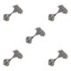 thumbnail image 1 of Eigraketly 100 Pieces Anti Bite Steel Wire Leaders Fshing 15cm Swivels Lines with Type2 NO2, 1 of 1